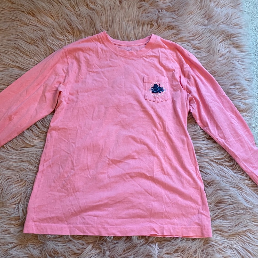 Vineyard vines pink long sleeve